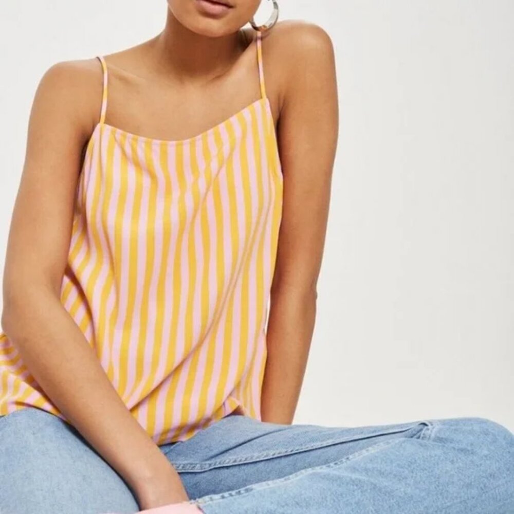 TOPSHOP fruit salad stripe Camisole Top